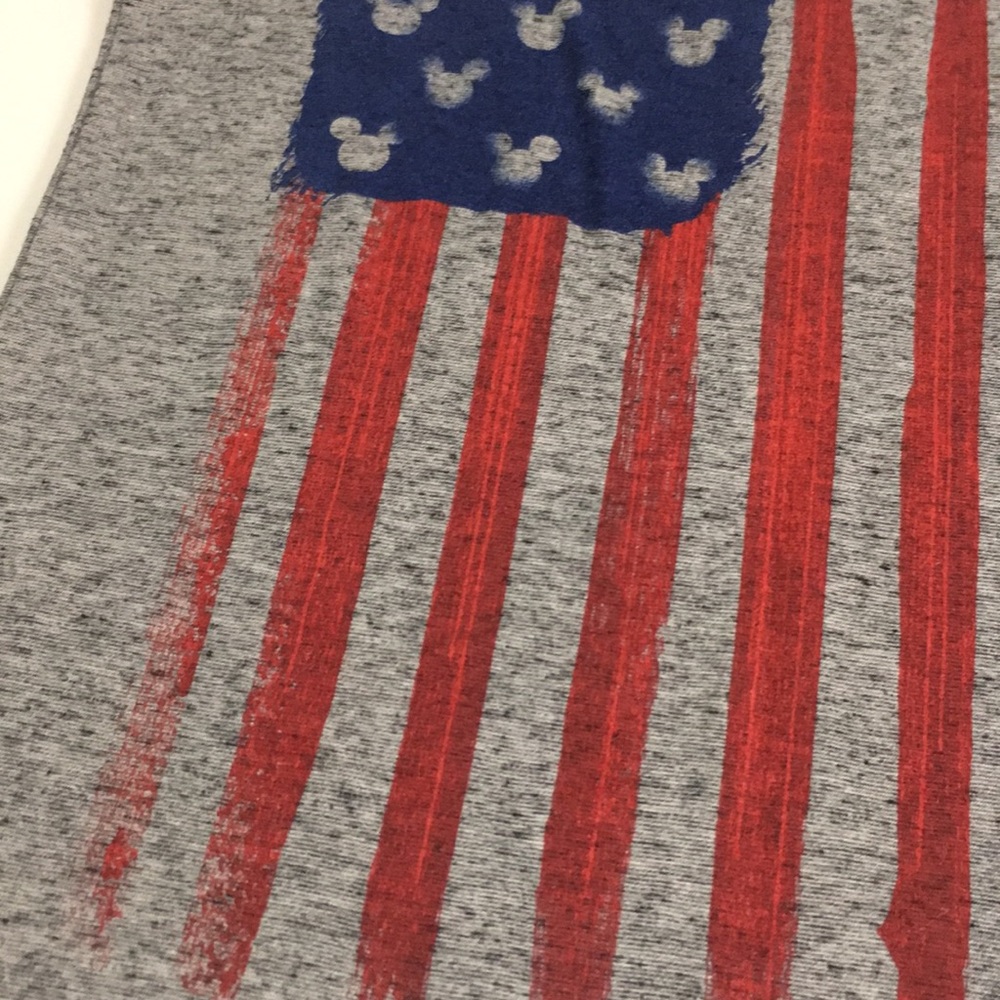 Mickey American Flag Tank - Picture 3 of 3